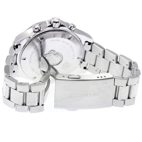 TAG HEUER Aqua racer CAF101A Grand Date black Dial Quartz Men's Watch - Picture 6 of 11